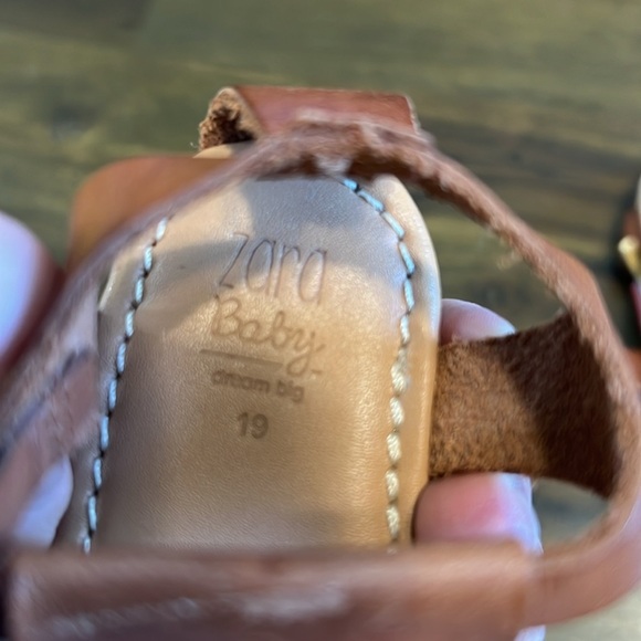 Zara Baby Girl Sandals Leather Fringe Tassel Boho Pink Blue Yellow 2-3 - Picture 4 of 7